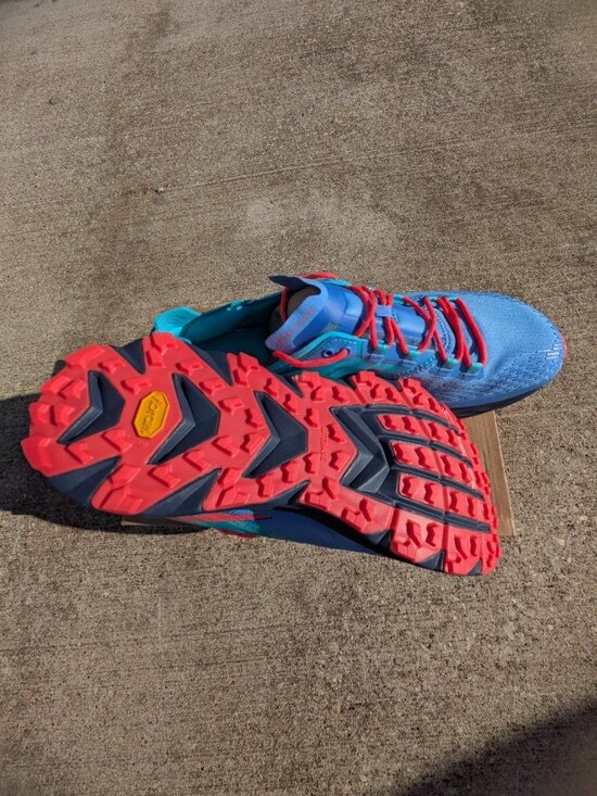 Altra Sneakers Men 10.5M Mont Blanc Running Shoes Blue Red Athletic main image 4